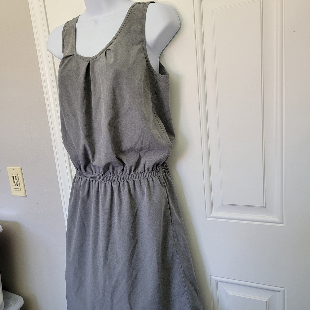 The North Face Dress Gray Stretchy Sleeveless Elastic Waist Pockets Travel 6 - Picture 3 of 13